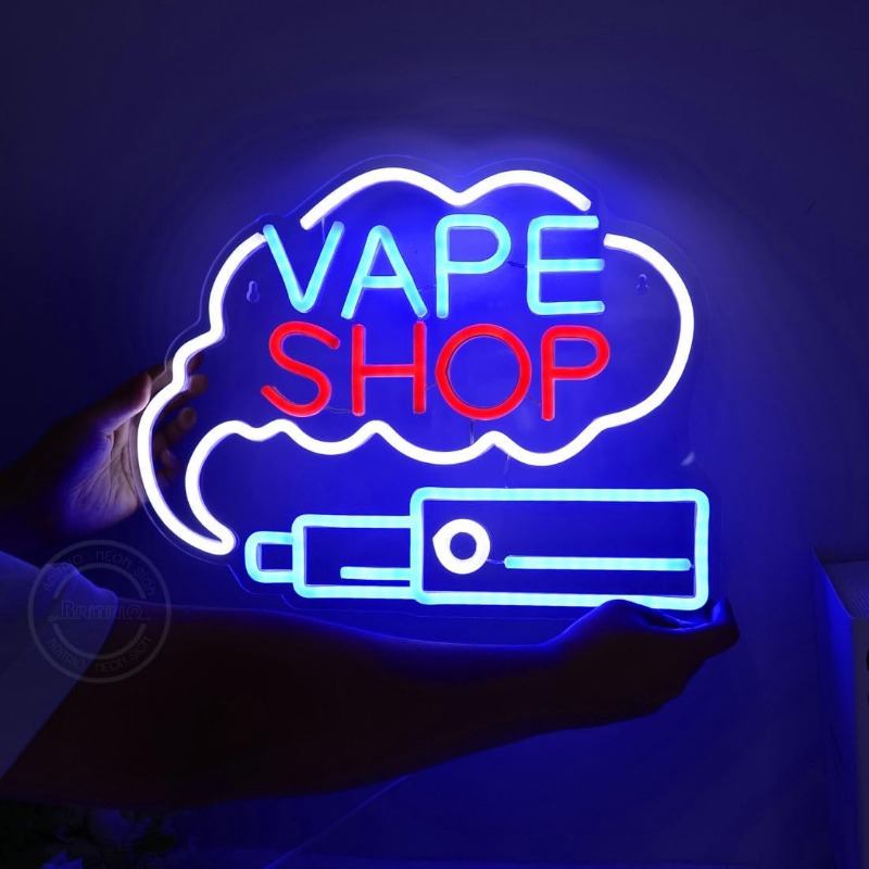 Vaping Store - Led Vape Winkel Rook Neon Bord