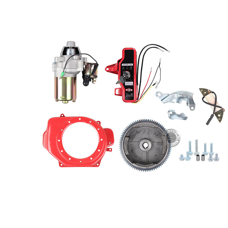 Coil Building Kit - Elektrische startbouwset (startmotorbehuizing, vliegwiel, laadspoel, schakelkast,
