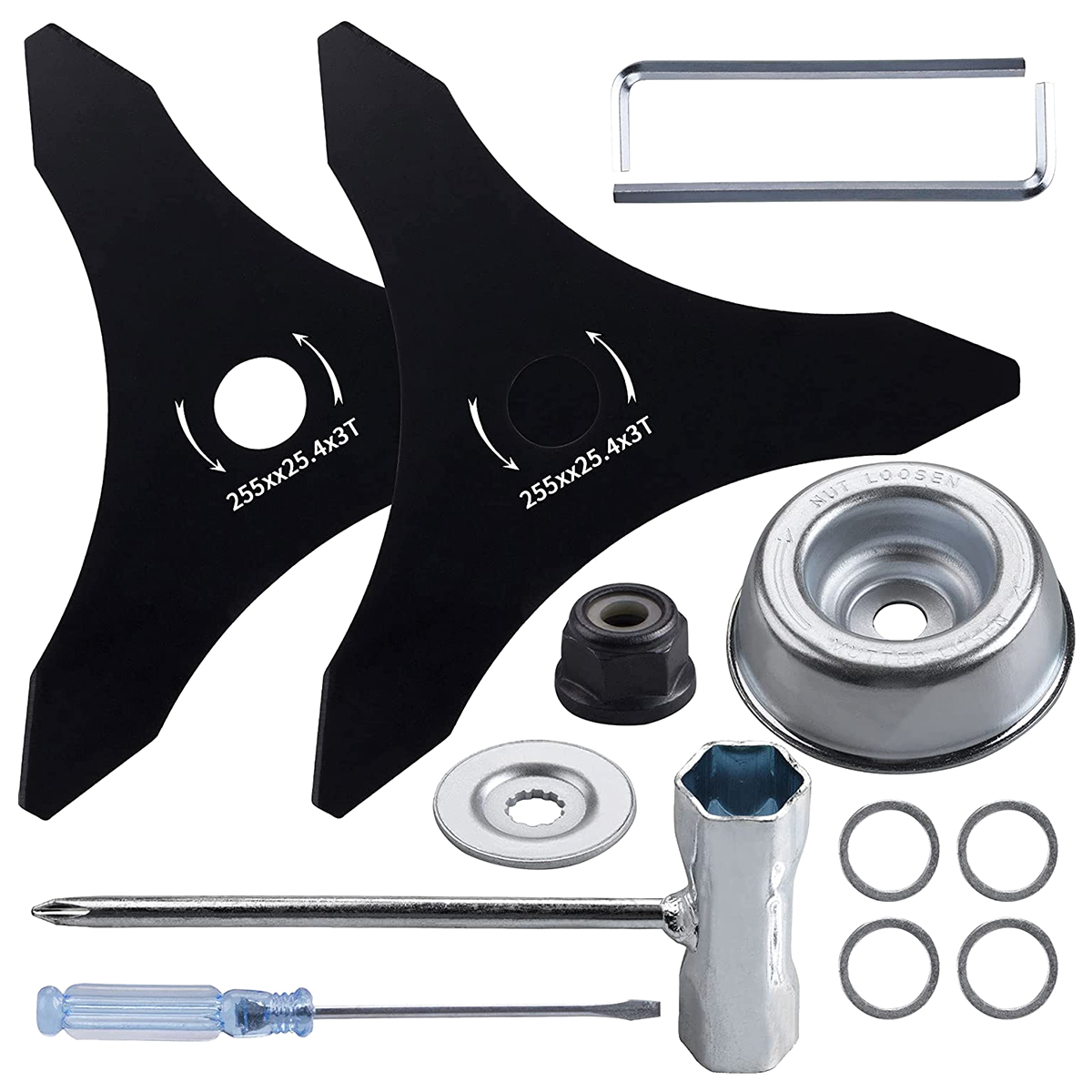 Dry Herb Vaping Accessories - 3 Tanden Bosmaaier Mes 255 Mm/10in