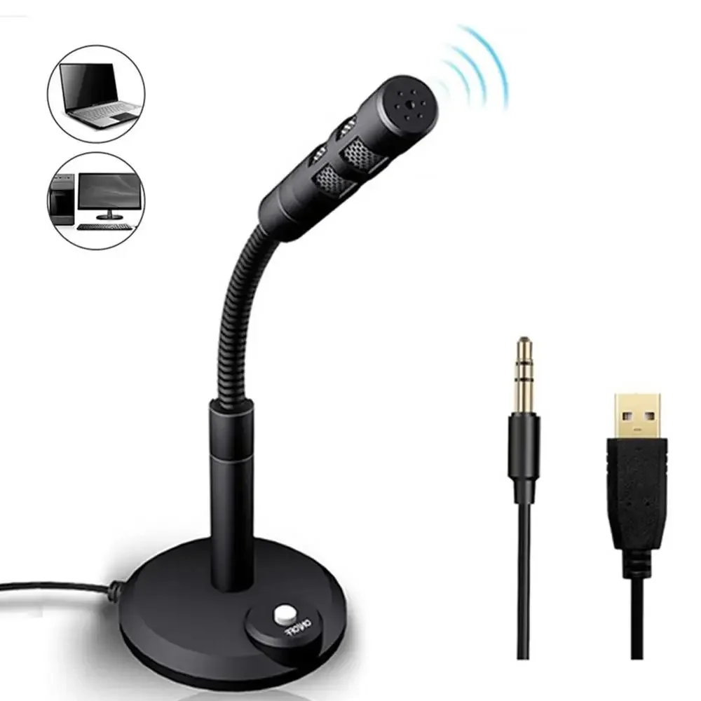Shure Mic Sm58 - USB-desktopmicrofoon 3,5 mm omnidirectionele pc-laptopcomputermicrofoon voor