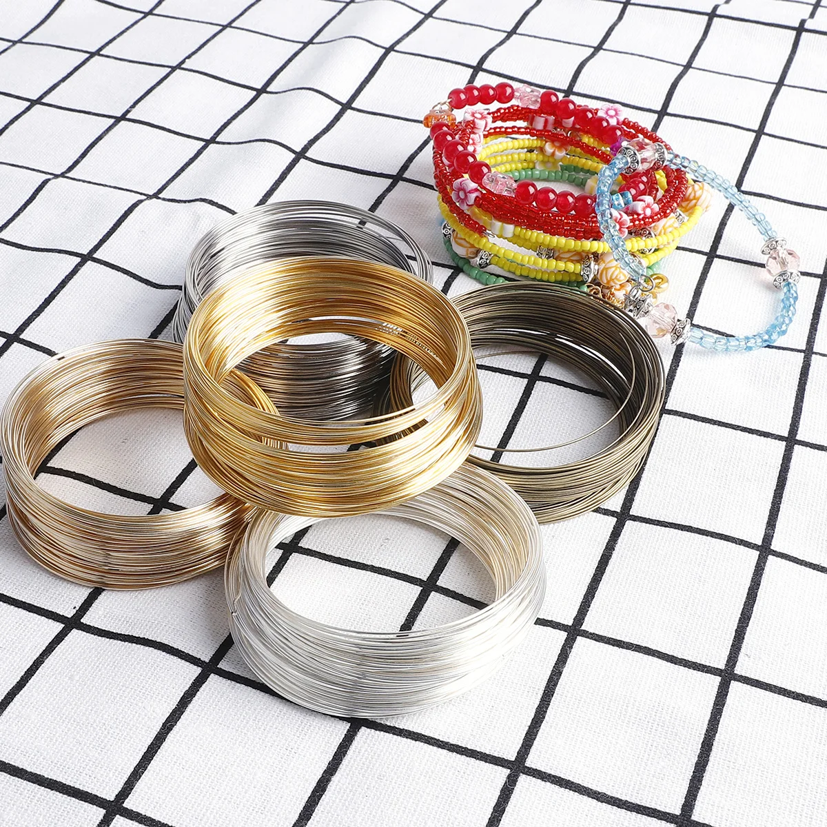 100 Loops 0.6mm Memory Wire Ar - Coil Building Kit recensie en prijs